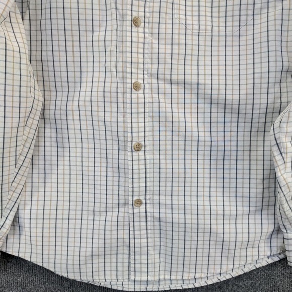 Eddie Bauer Men's Button-Down Shirt Men's Multi Medium Long Sleeve Check - Picture 4 of 12